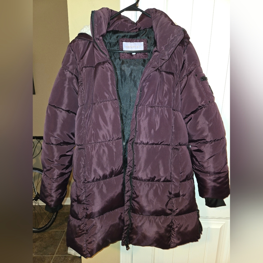 Women's Purple Puffer Jacket